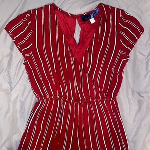 XXS Red Jumpsuit from Francesca’s.